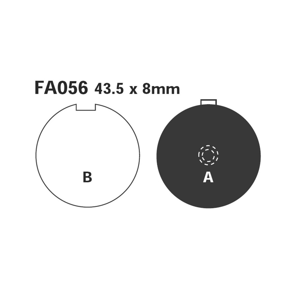 Brake Pads Hyosung Front - FA056
