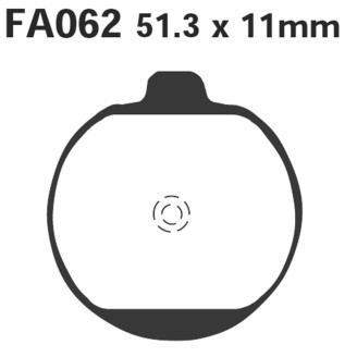 Brake Pads Kawa Z1000/1300 79-82 Front FA62 - FA062
