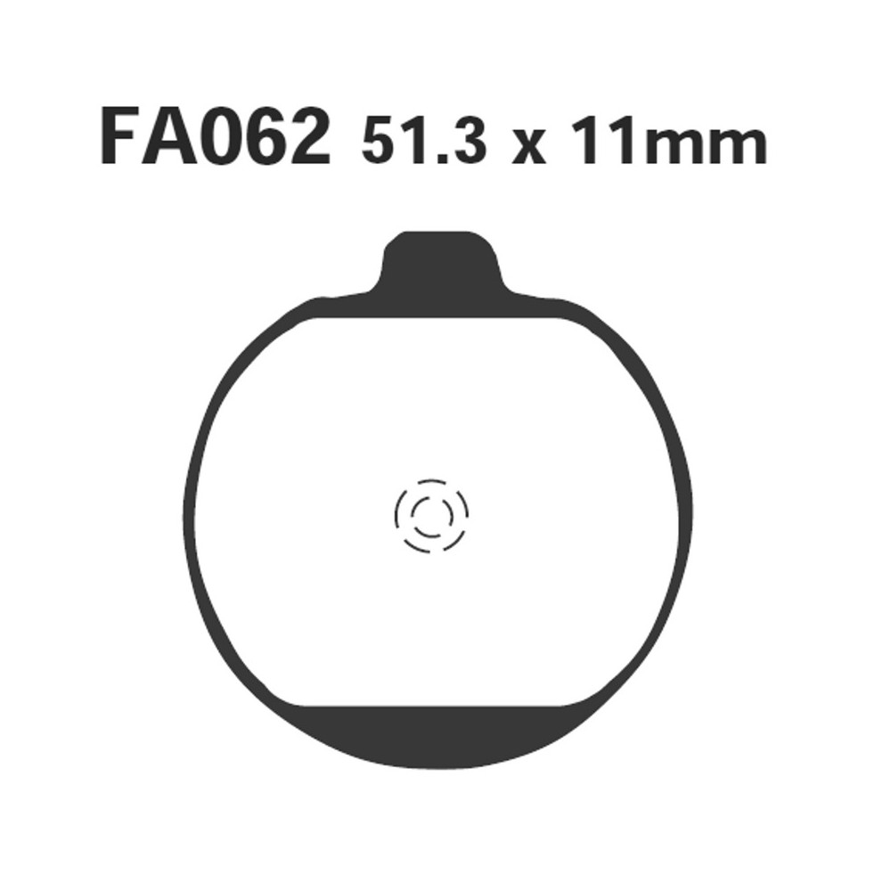 Brake Pads Kawa Z1000/1300 79-82 Front FA62 for KAWASAKI Z1000/00 79-82 Brake Pads EBC