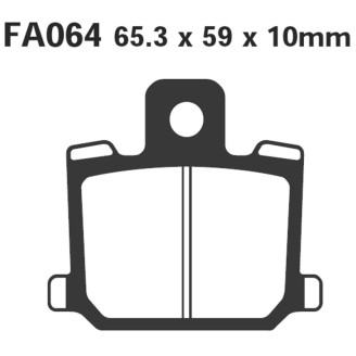 Brake Pads Yamaha Rd 250/35080- Front Brake Pads EBC