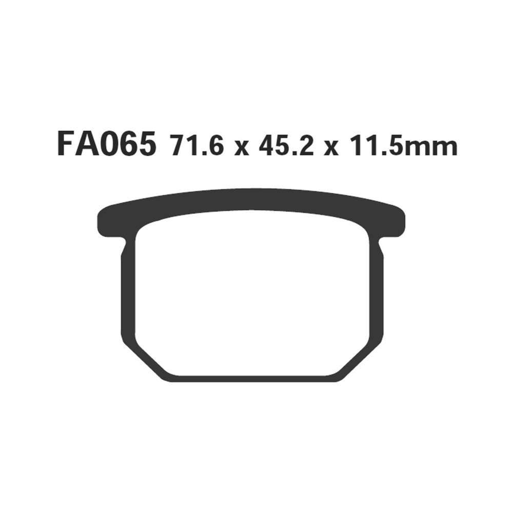 Brake Pads Suzuki Gsx 750/110080- Front Brake Pads EBC