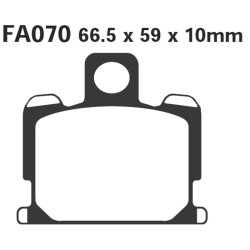 Brake Pads Yamaha Rd 50/350 XJ750 81- - FA070