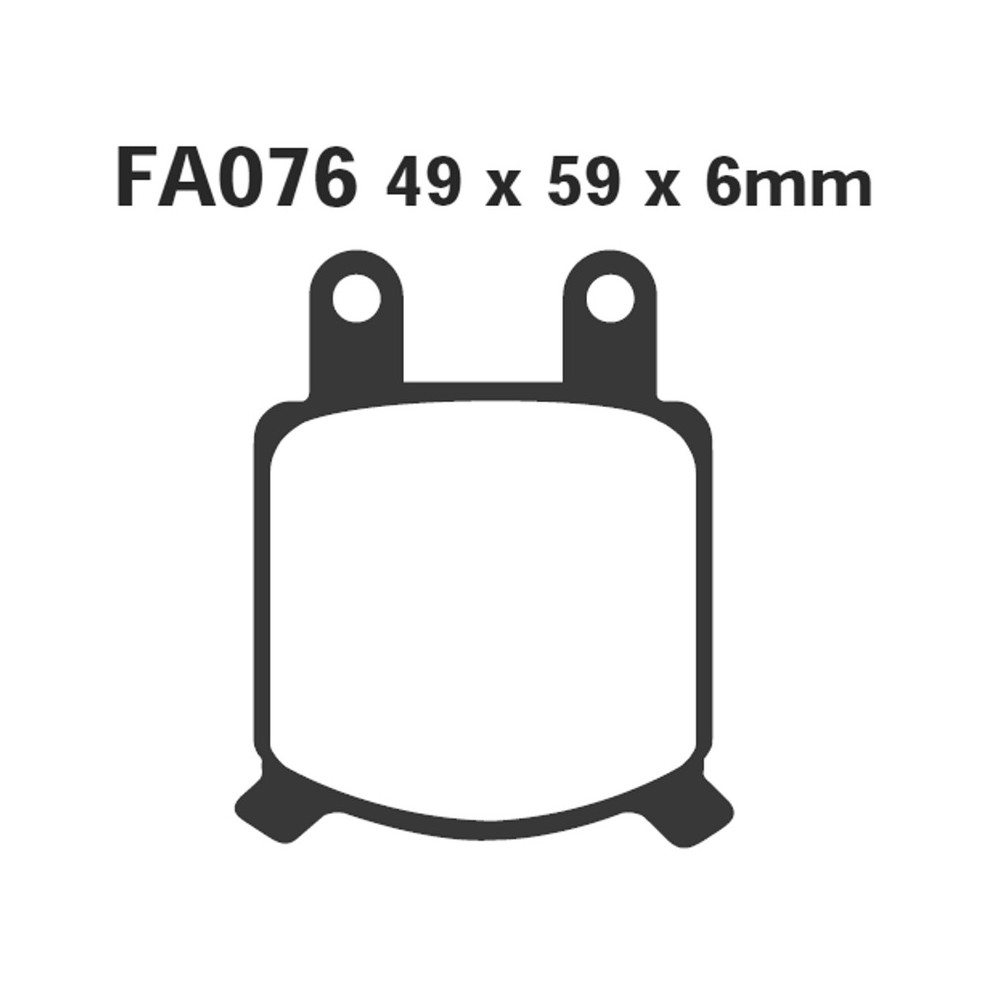Brake Pads Gilera-Laverdamorini Front - FA076