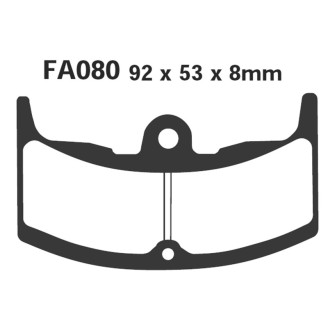 Brake Pads Honda Cbx 550 82-84FRONT - FA080