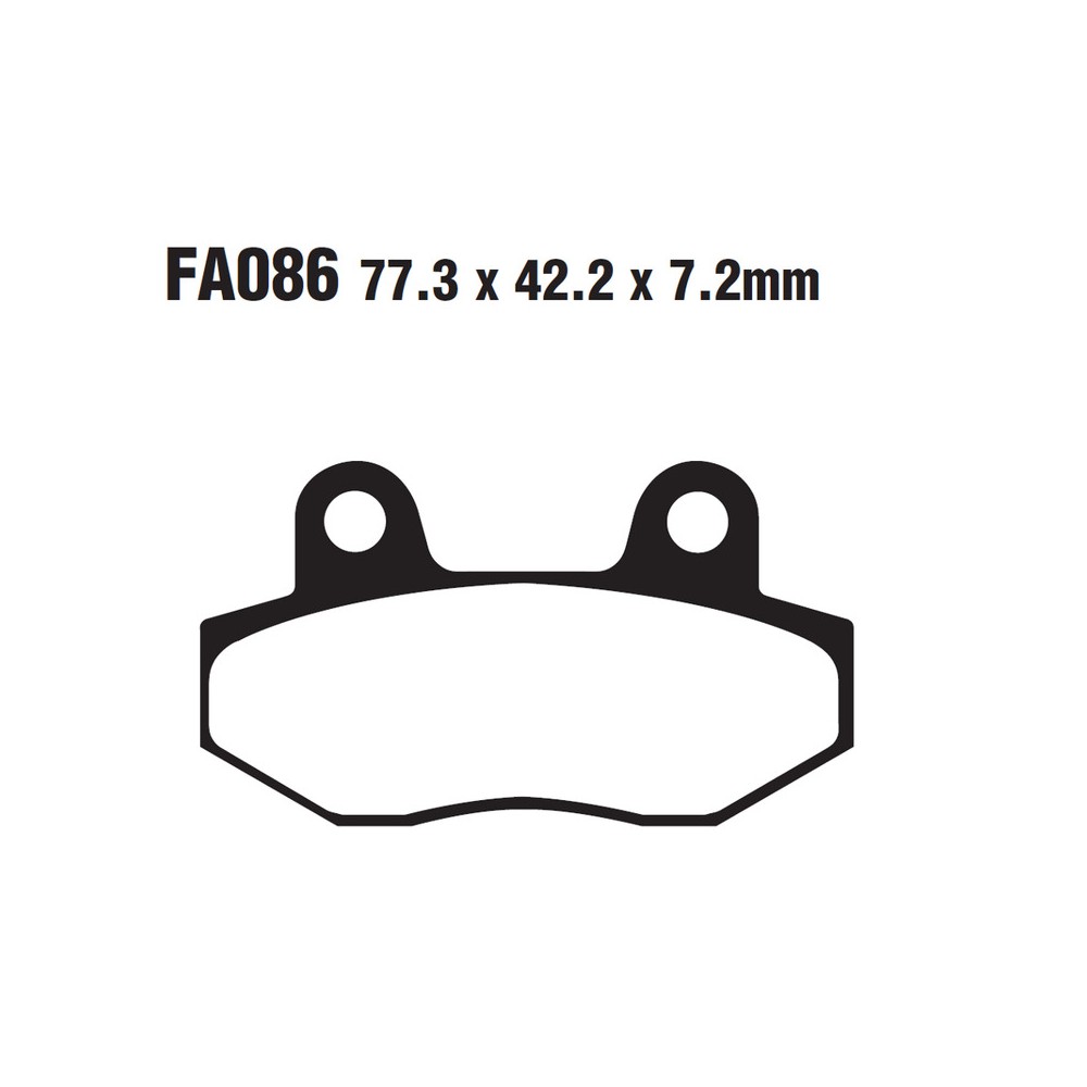 Brake Pads Hyosung Gt 125/250 - FA086/2
