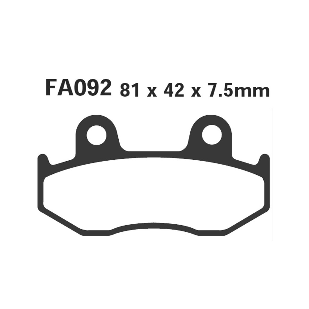 Brake Pads Honda Mtx 125-XL600 - FA092TT