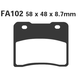 Brake Pads Suzuki RG250 Gammafront Brake Pads EBC