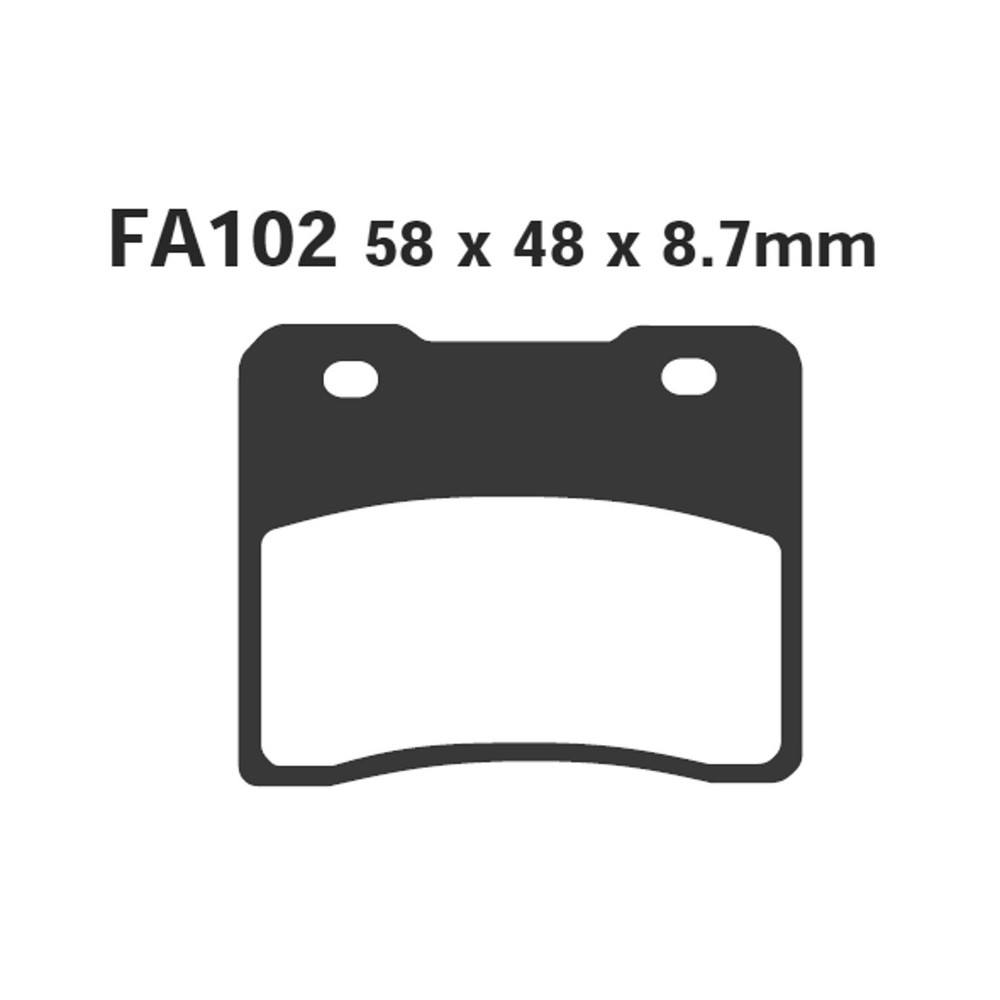 Brake Pads Suzuki RG250 Gammafront Brake Pads EBC