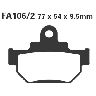 Brake Pads Suzuki DR600 85 Front Brake Pads EBC