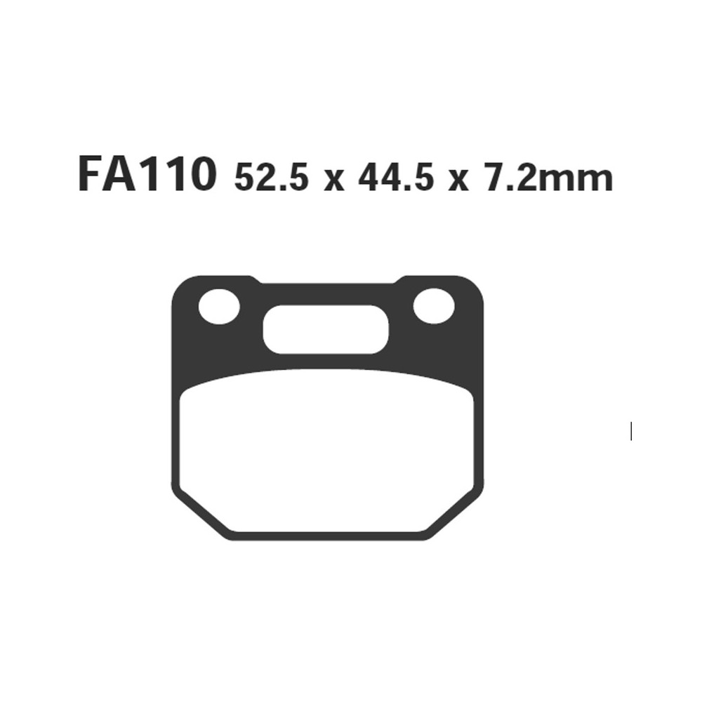 Brake Pads Suzuki Rg 125 85-91FRONT - FA110