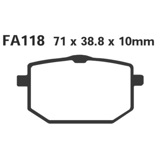 Brake Pads Yamaha XT600Z Tenere -90 Brake Pads EBC
