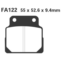 Brake Pads Honda Cb 450 89-92FRONT/Rear - FA122