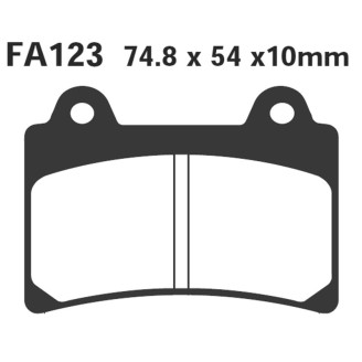 Brake Pads Yamaha Tdm 850 -95FRONT - FA123