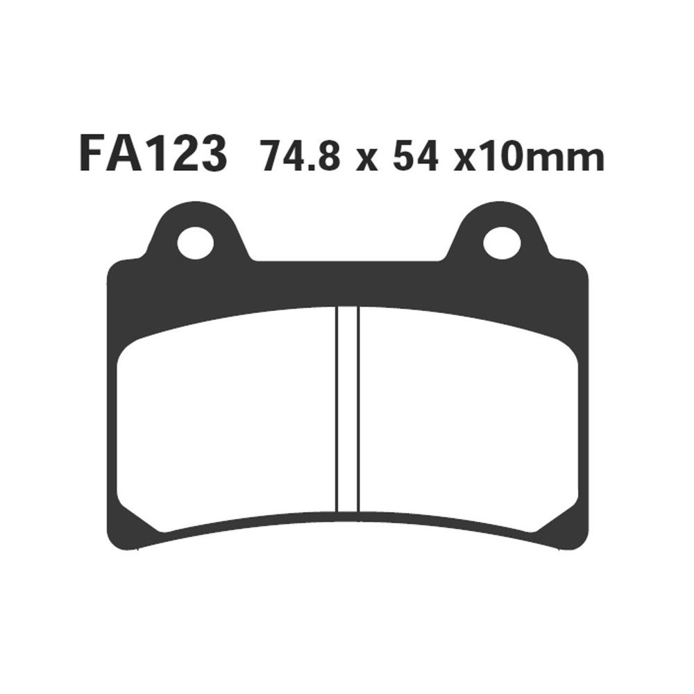 Brake Pads Yamaha Tdm 850 -95FRONT Brake Pads EBC