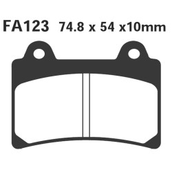 Brake Pads Yamaha Tdm 850 -95FRONT Brake Pads EBC