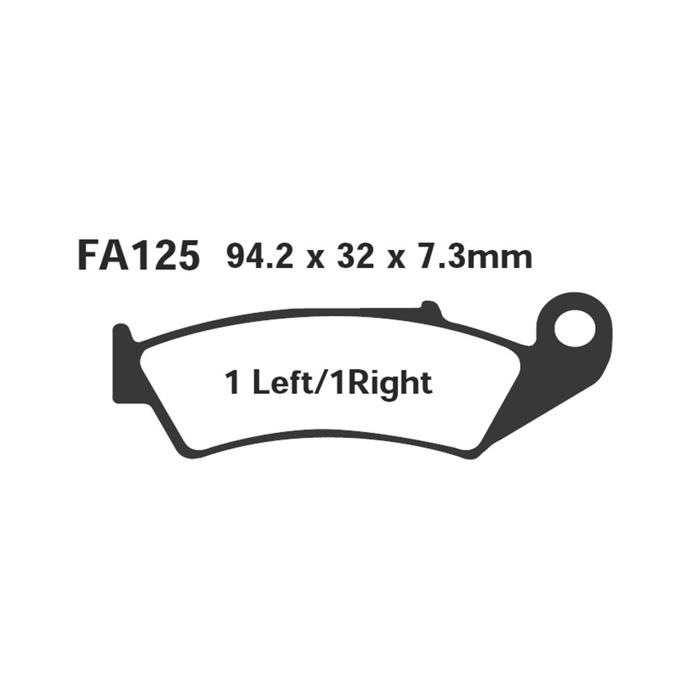 Brake Pads Honda CR125R Front - FA125TT