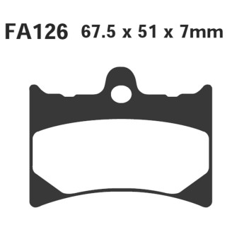 Brake Pads Aprilia Rs 125 92-03 Front - FA126
