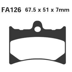 Brake Pads Aprilia Rs 125 92-03 Front Brake Pads EBC