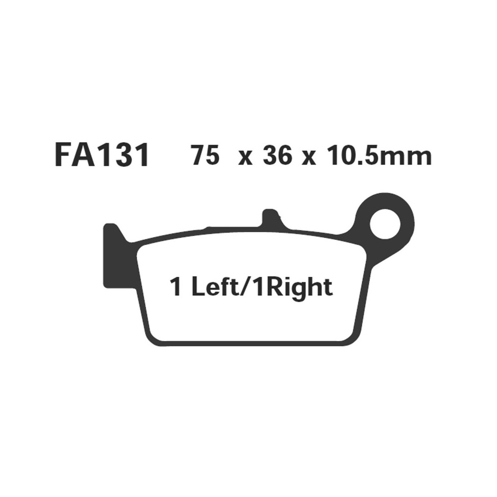 Brake Pads Honda Cr-Cre-Crm-Xr Brake Pads EBC