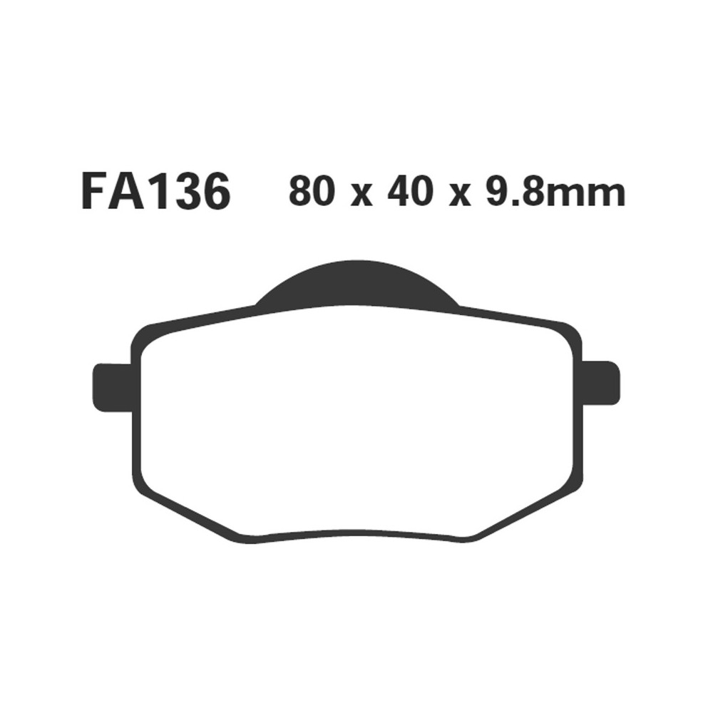Brake Pads Yamaha XV535 Viragofront Brake Pads EBC