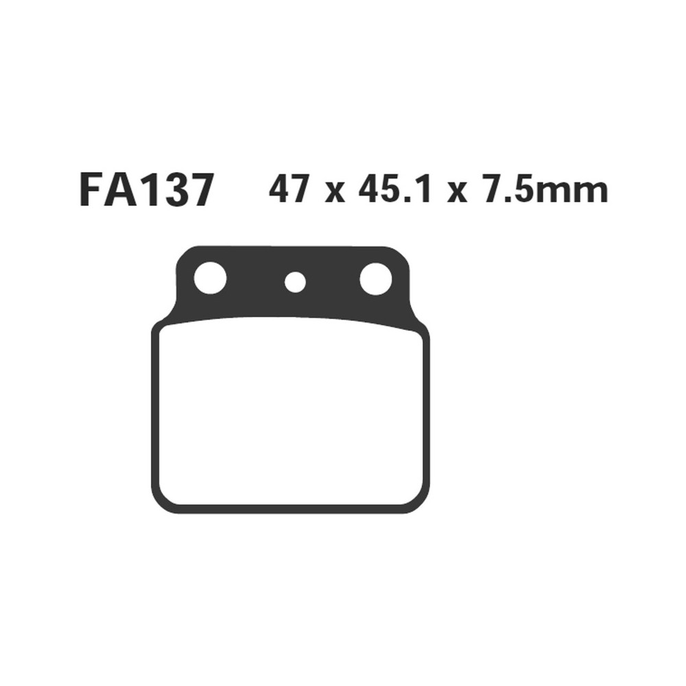 Brake Pads Suzuki LT250/400/500 Rear Brake Pads EBC