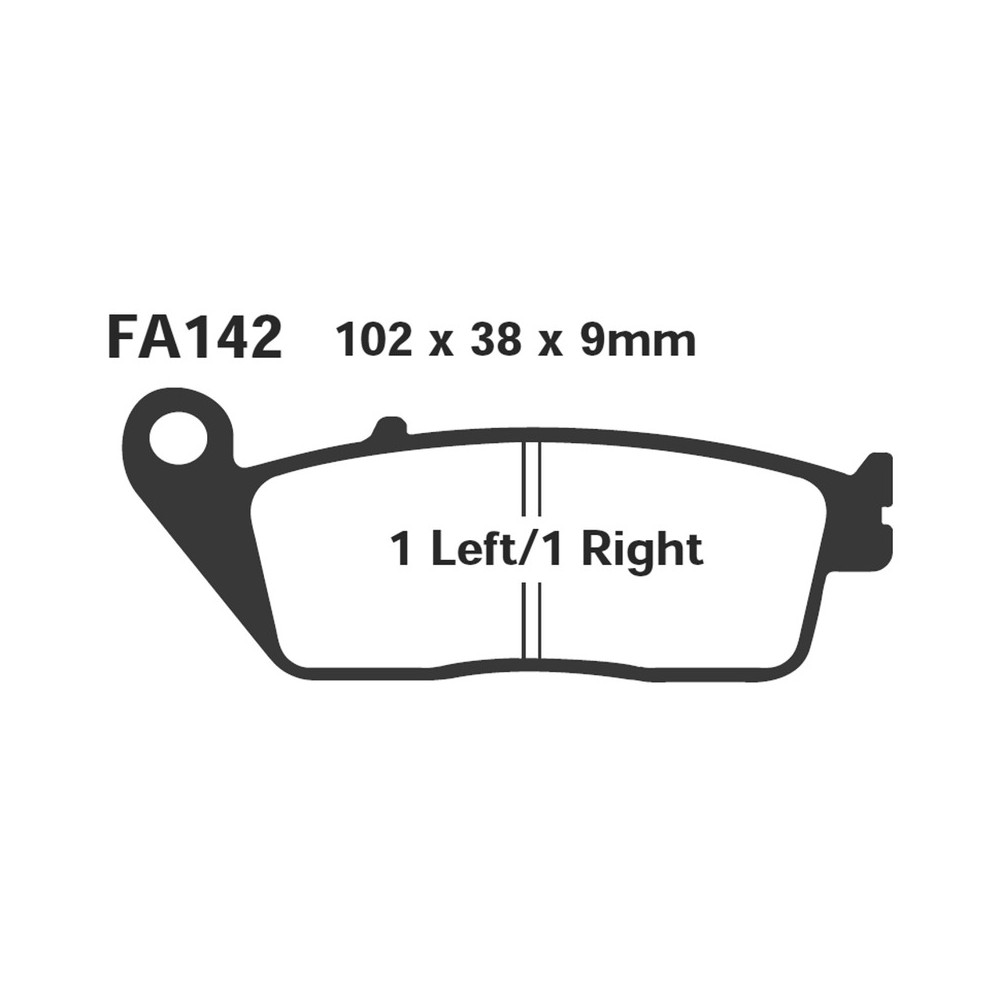 Brake Pads Honda VFR750F-Suzuki Burgman - FA142