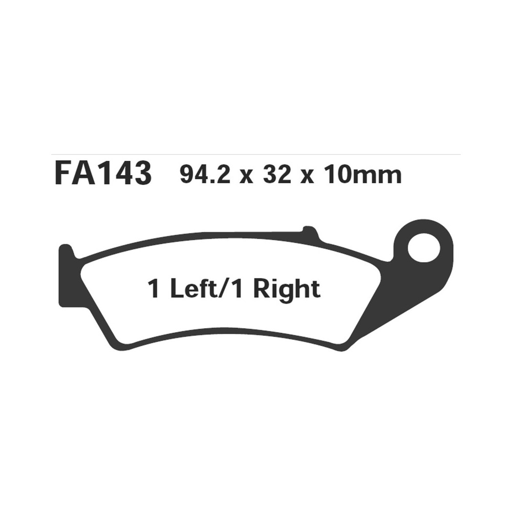 Brake Pads Honda Vfr 750 -90REAR - FA143
