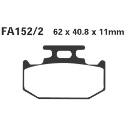 Brake Pads Suzuki Rm - Yamahatt 600 R Rear Brake Pads EBC