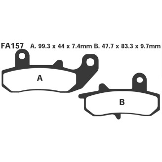 Brake Pads Suzuki DR650/750/800 Rear Brake Pads EBC