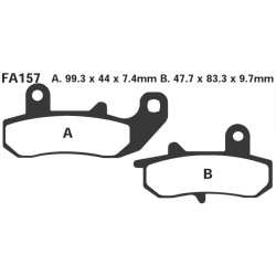 Brake Pads Suzuki DR650/750/800 Rear Brake Pads EBC