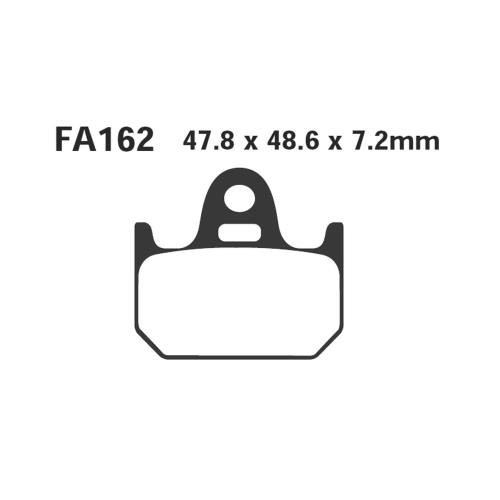Brake Pads Yamaha TZ125/250REAR for YAMAHA TZ125/2 50 nd Brake Pads EBC