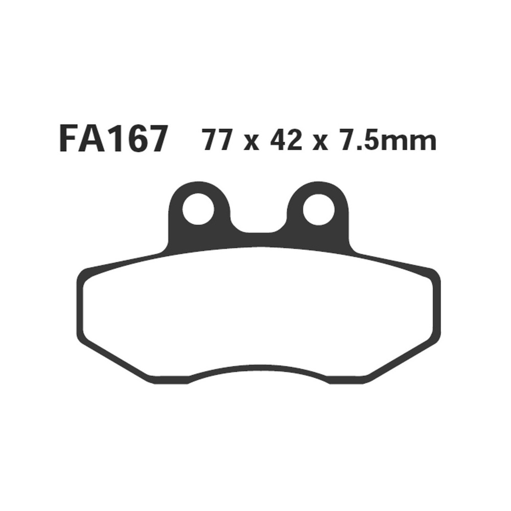Brake Pads Aprilia-Peugeotderbi Front Brake Pads EBC