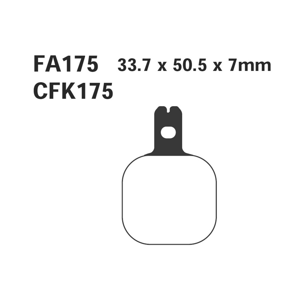 Brake Pads Harrison Billet 4/6PISTON Front Brake Pads EBC