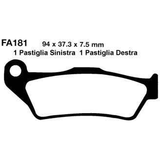 Brake Pads Aprilia 650 Rear for GAS GAS 125/200 Enduro nd and other model Brake Pads EBC