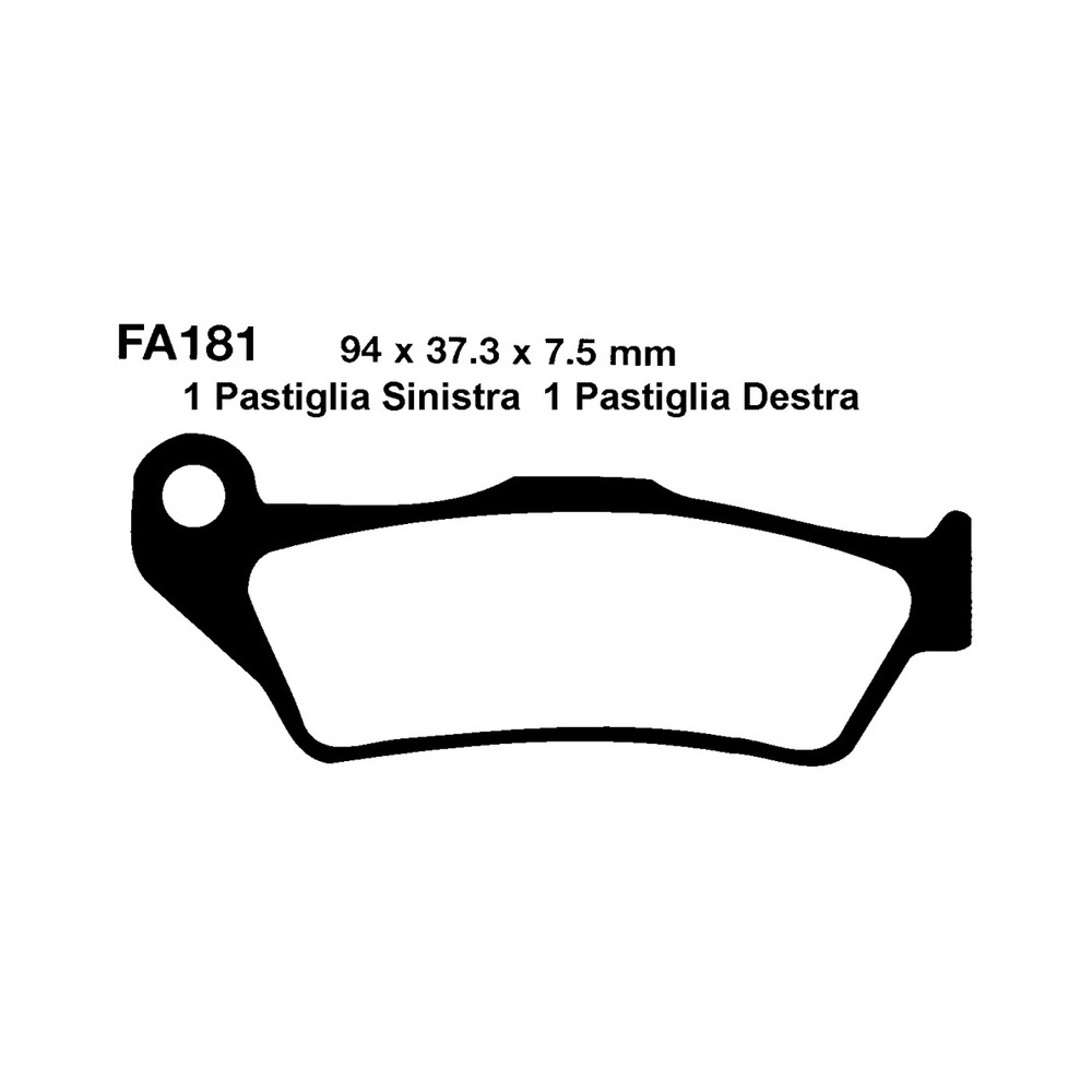 Brake Pads Ktm Husqvarna for KTM 125/200/250 SX/EXC nd and other model Brake Pads EBC