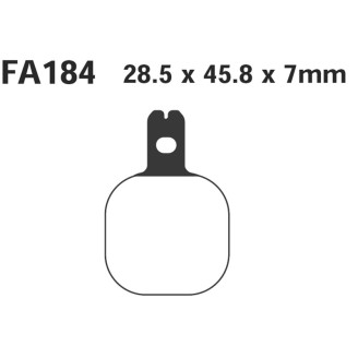 Brake Pads Pinza Isr 6 Pist. - FA184