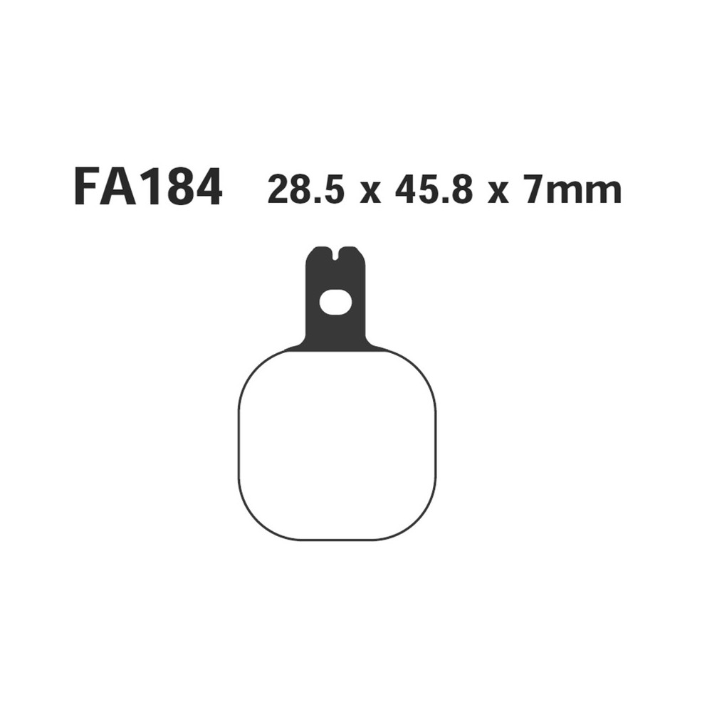 Brake Pads Pinza Isr 6 Pist. - FA184