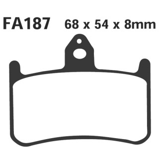 Pastiglie Honda Cb 900 Hornetant. Plaquettes de frein EBC