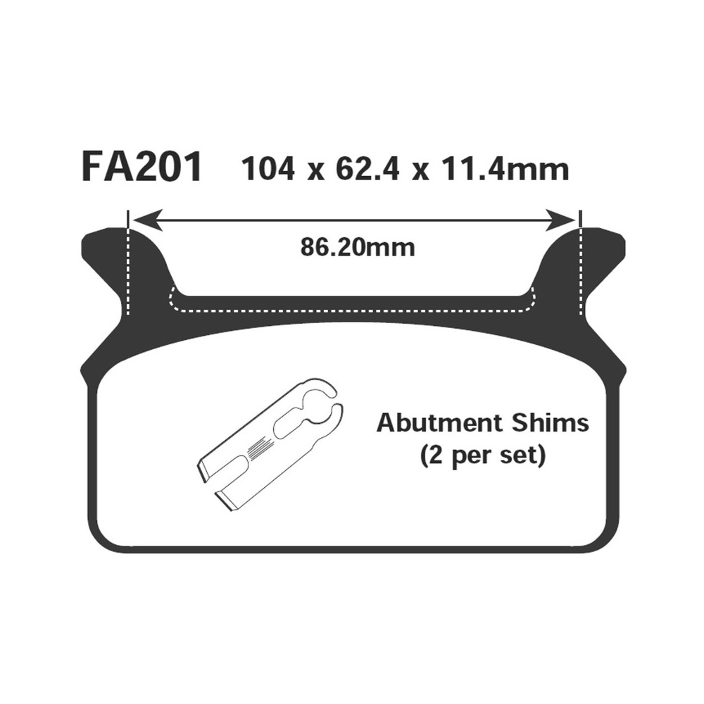 Brake Pads Harley Davidson - FA201