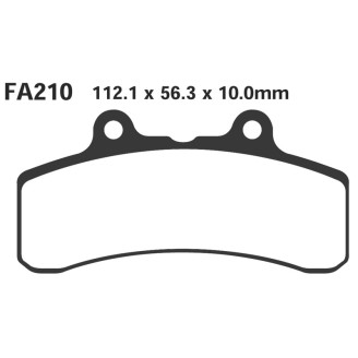Brake Pads Buell M2-S1-S2 94-97 Front - FA210