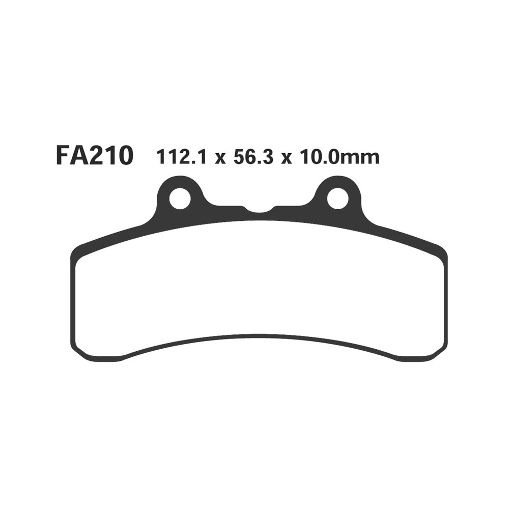 Brake Pads Buell M2-S1-S2 94-97 Front for BUELL M2 Cyclone/S1/S2/S3 94-97 Brake Pads EBC