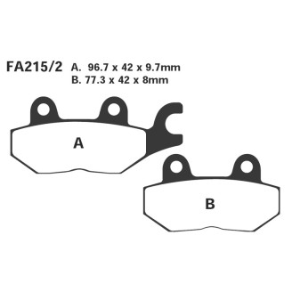 Brake Pads Triumph Sprint Rsrear - FA215/2