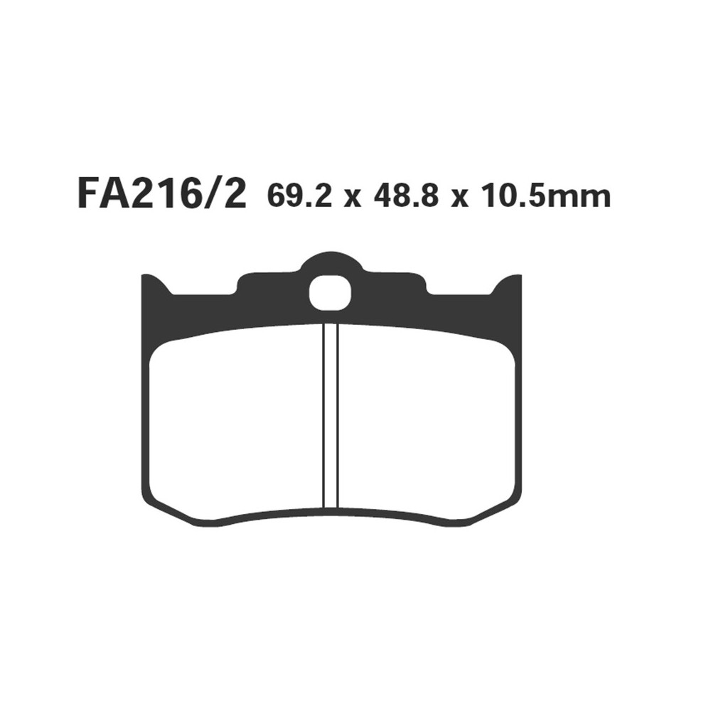 Brake Pads Pinza Performance 4PIST. Race Oversize Brake Pads EBC