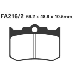 Brake Pads Pinza Performance 4PIST. Race Oversize - FA216/2