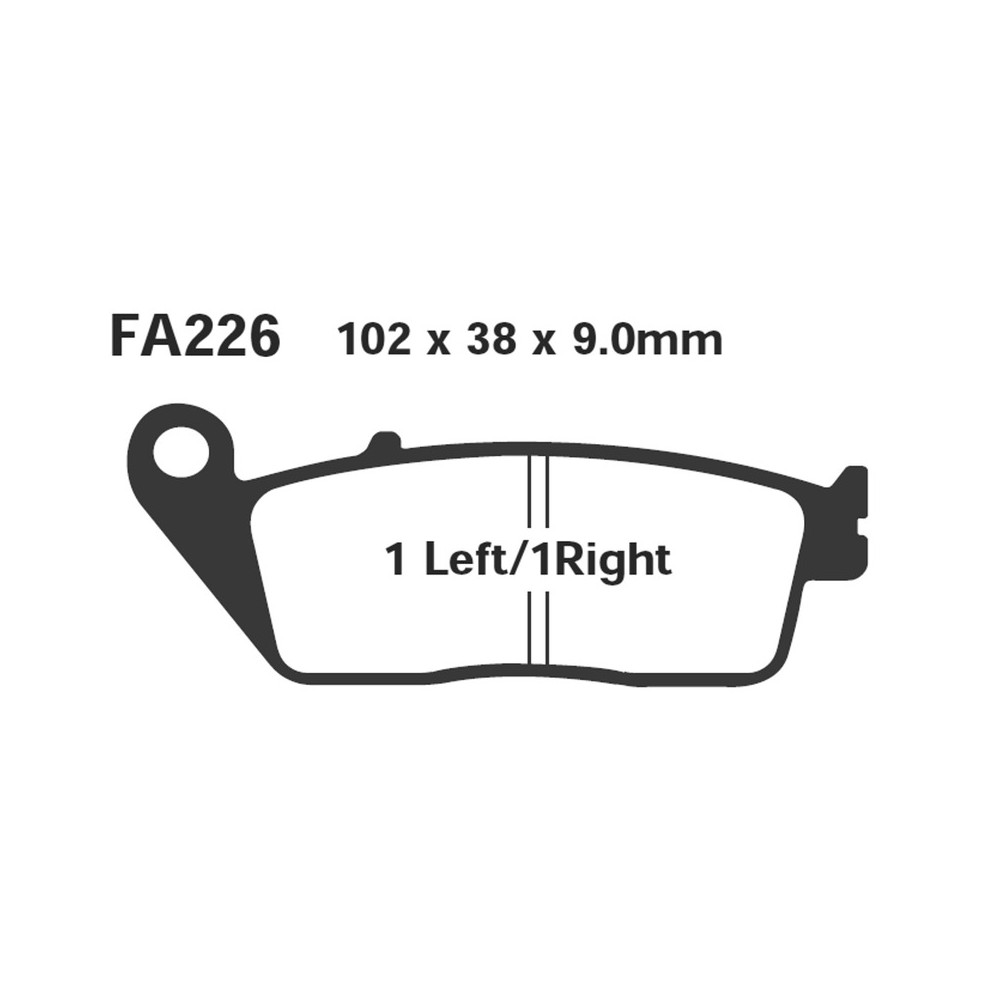 Brake Pads Honda Hornet 600FRONT Brake Pads EBC