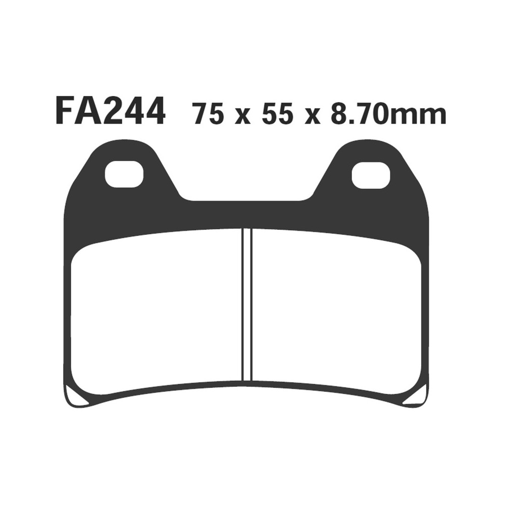 Brake Pads Ducati-Aprilia Front Imp.Brembo Brake Pads EBC