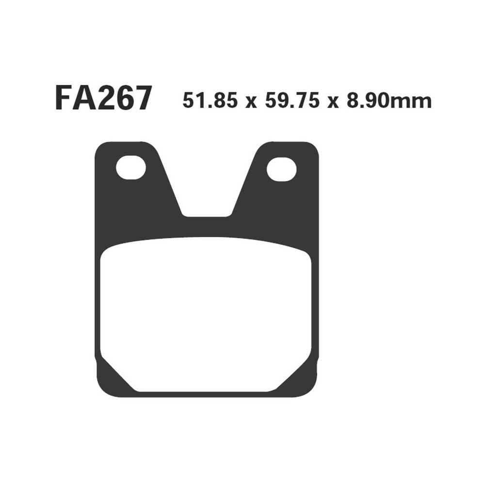 Brake Pads Yamaha Yzf R1 98-00REAR - FA267