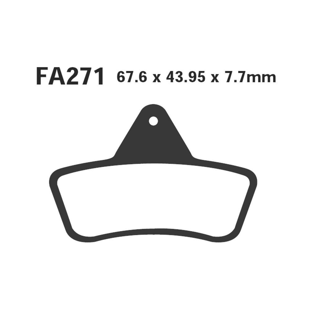 Pastiglie Tt Arctic Cat 96-04 per ARCTIC CAT 96-04 Bremsbeläge EBC