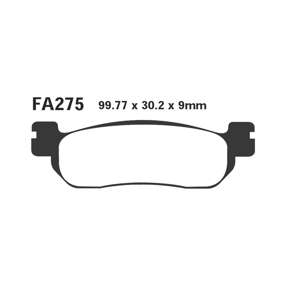 Brake Pads Yamaha Yzf R1-R6REAR Brake Pads EBC