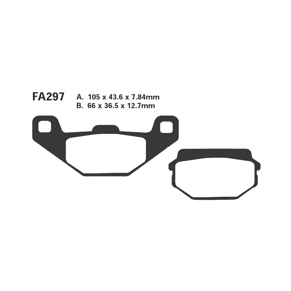 Brake Pads Sym Husky 125 Front - FA297
